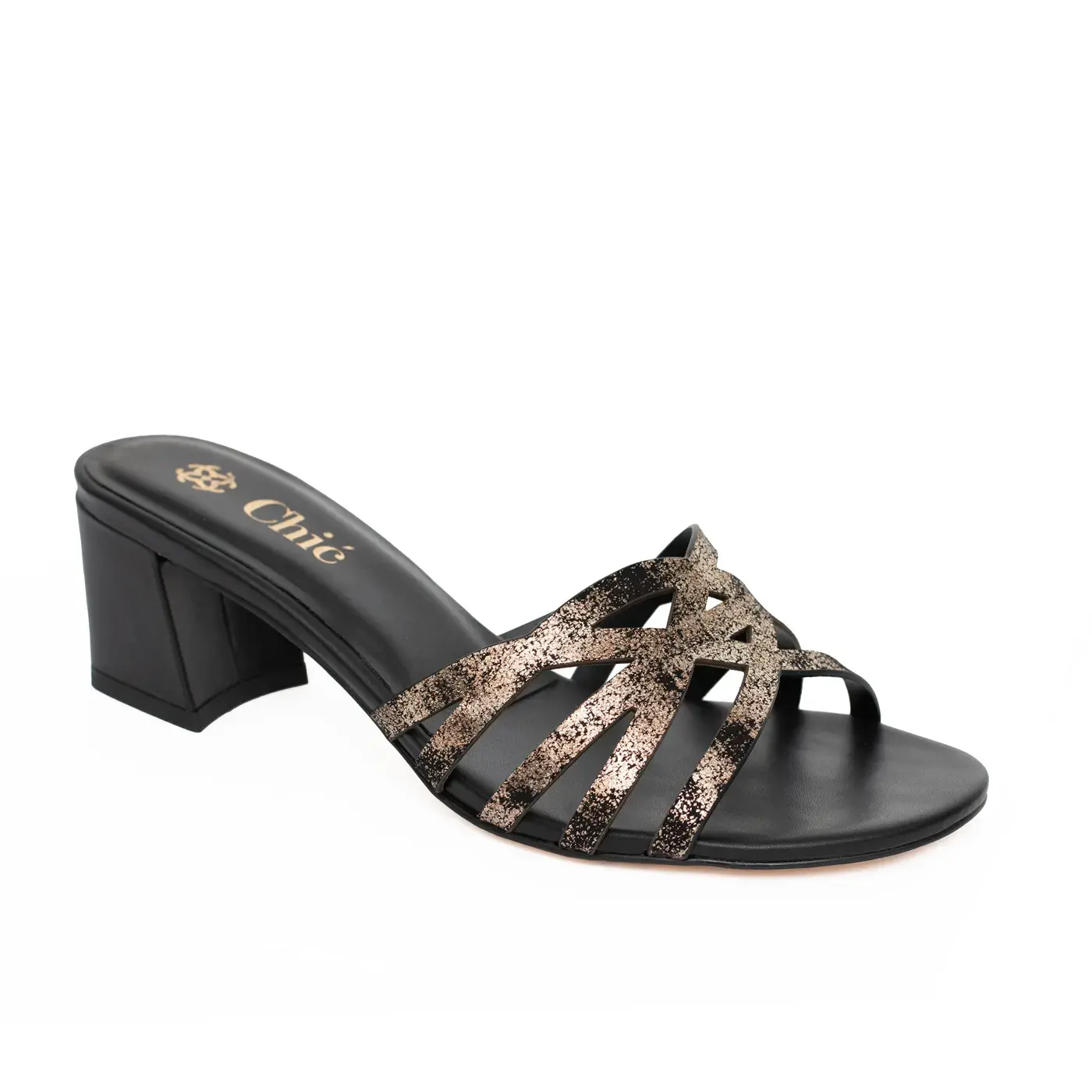 Open Toe Heeled Slippers